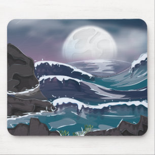 Ocean Storm Mouse Pad