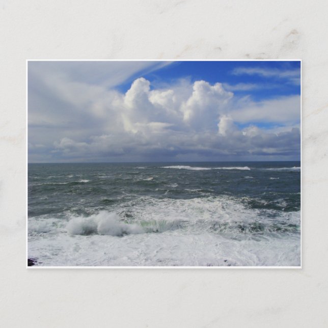 Ocean Storm Postcard (Front)