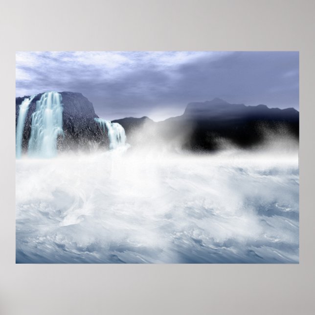 Ocean Storm Poster (Front)