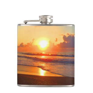 Ocean Sun Hip Flask