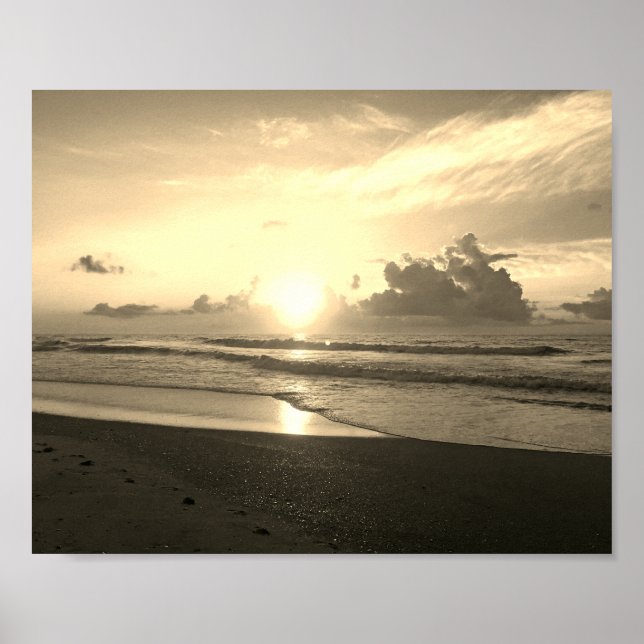 Ocean Sun Poster (Front)