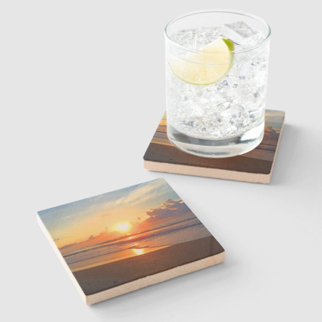 Ocean Sun Stone Coaster (Side)