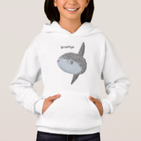 Ocean sunfish mola mola cute cartoon