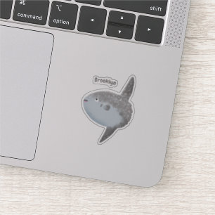 Ocean sunfish mola mola cute cartoon