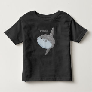 Ocean sunfish mola mola cute cartoon toddler T-Shirt