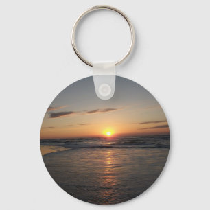 Ocean sunrise key ring
