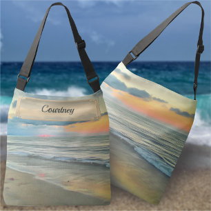 Ocean Sunset 0735 Crossbody Bag