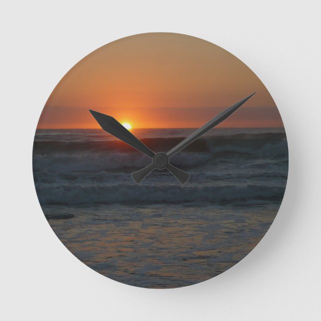 Ocean Sunset Clock (Front)