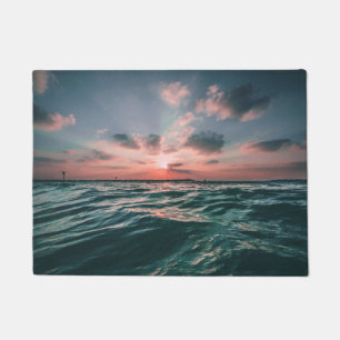 Ocean Sunset door mat