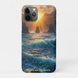 Ocean Sunset Mountain Quote Nature Case-Mate iPhone Case