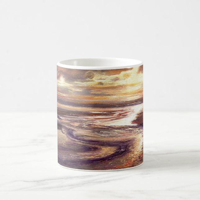 "Ocean Sunset Swirl" Mug (Center)