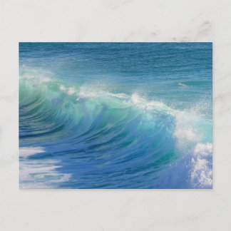 Ocean Surf Wave Postcard