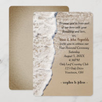 Ocean Surf Wedding Vow Renewal