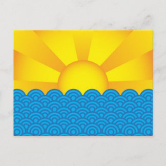 Ocean Surface Postcard