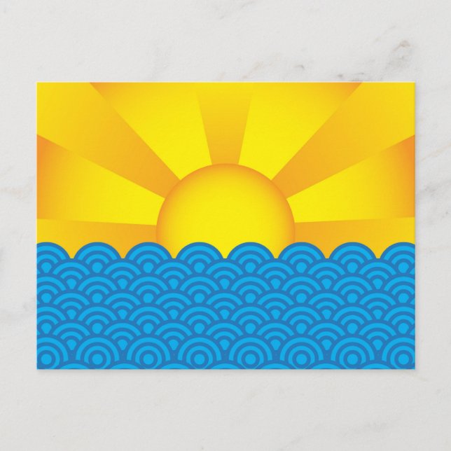 Ocean Surface Postcard (Front)