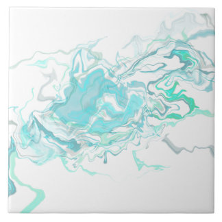 Ocean Swirl I Ceramic Tile