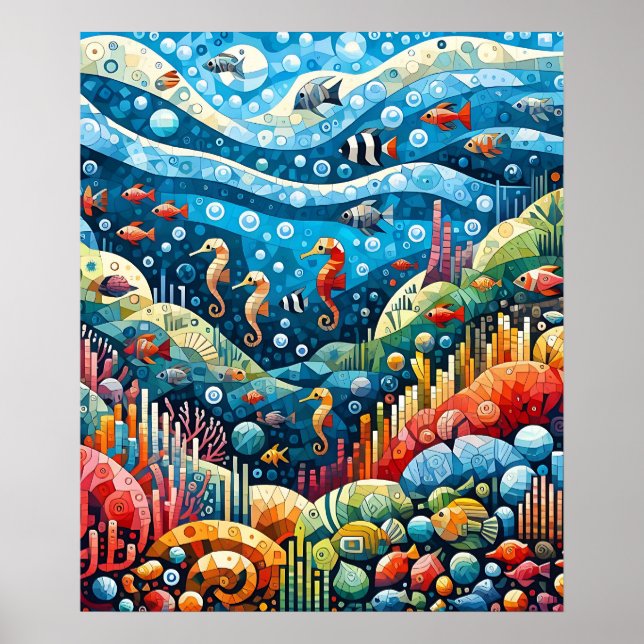 Ocean Tapestry Poster (Front)