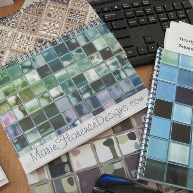 Ocean Teal Glass Mosaic Tile Art (Creator Uploaded)