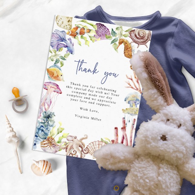 Ocean Thank You Card (Creator Uploaded)