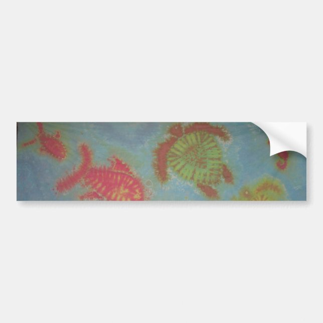 Ocean Tie Dye Sticker (Front)