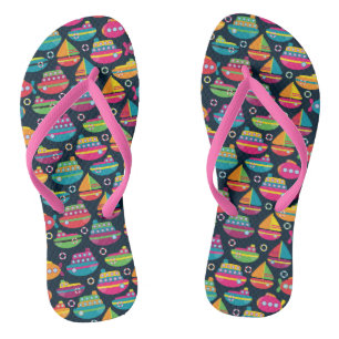 Ocean Transportation Pattern Jandals