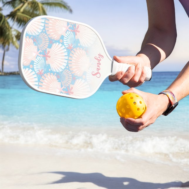 Ocean Treasures light blue Pickleball Paddle (Creator Uploaded)