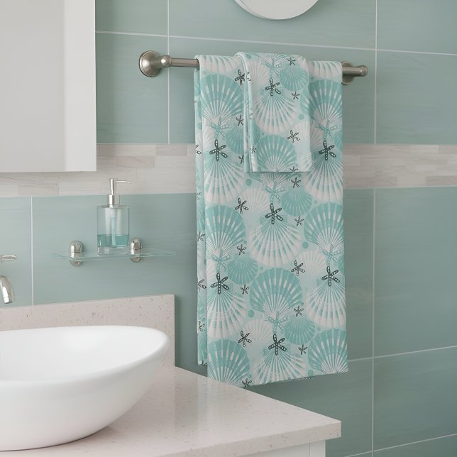 Ocean Treasures mint  Bath Towel Set (Creator Uploaded)