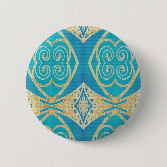 Ocean Tribe 6 Cm Round Badge (Front)