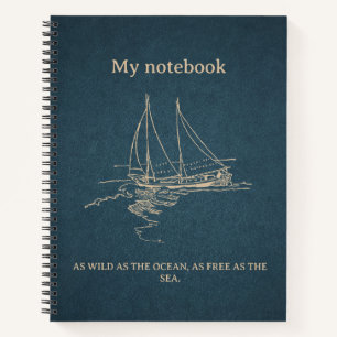 Ocean Vibes Notebook –  Beach Journal 