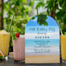 Ocean View Adult Birthday Party