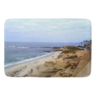 Ocean view bath mat