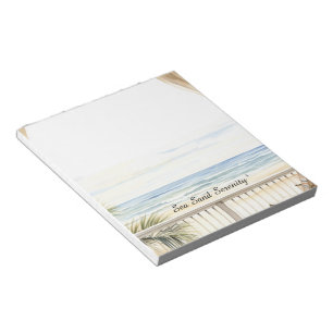 Ocean View Beach Serenity Notepad