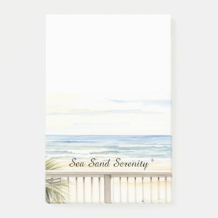 Ocean View Beach Serenity Post-it Notes