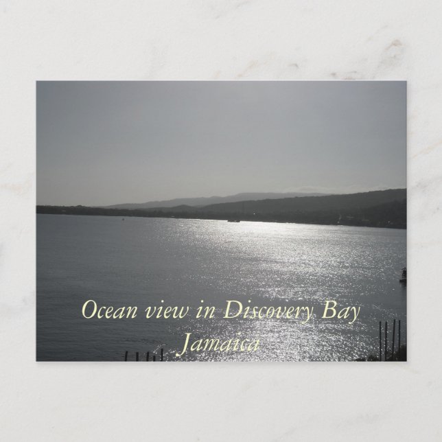 Ocean view in Discovery Bay Jamaica Postcard (Front)