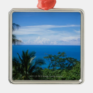 Ocean view metal tree decoration
