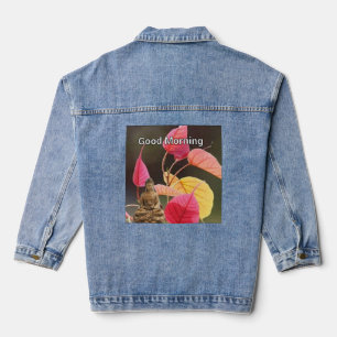 Ocean Voyager: Nautical Vibes Men's Shirt" Denim Jacket