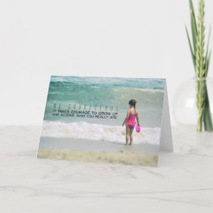 OCEAN WADING Greeting Card