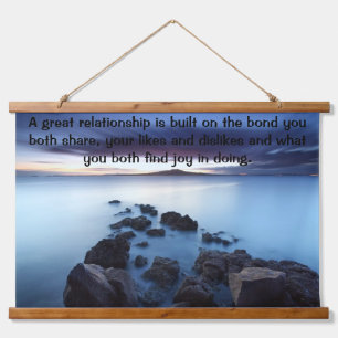 Ocean Walkway made from rocks Hanging Tapestry
