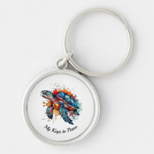 Ocean Wanderer, custom Key Ring