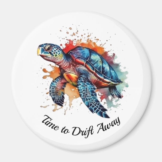 Ocean Wanderer, custom Magnet (Front)