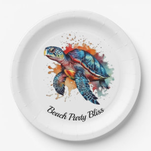 Ocean Wanderer, custom Paper Plate