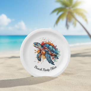 Ocean Wanderer, custom Paper Plate