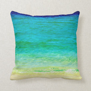 Ocean Water Aqua Pillow