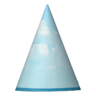 Ocean Water, Clear Blue Sky. Party Hat