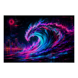 Ocean Water Wave Poster