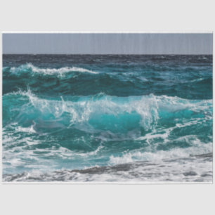 Ocean Wave 20x30 Decoupage Tissue Paper