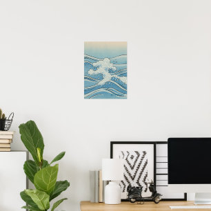 Ocean Wave Art Print – Japanese Woodblock Style