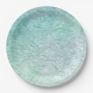 Ocean wave & breeze inspired paper plate