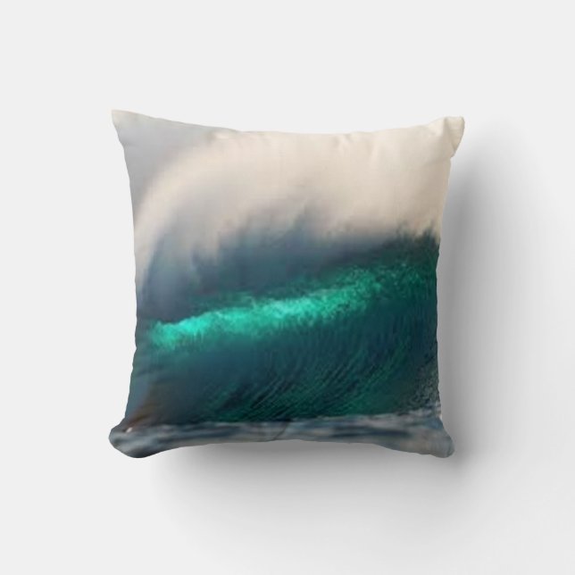 ocean wave - cushion (Front)