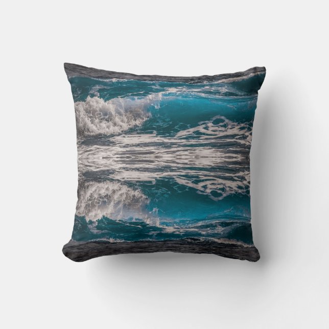 Ocean Wave Cushion (Front)